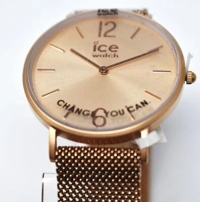 Ice-Watch City Milanese Rose gold Matte Bracelet watch 012710 small - Image 1 of 4