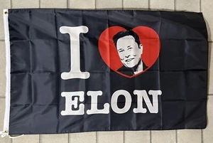 Elon Musk Freedom Of Speech Flag FREE USA SHIP Space X Tesla Mars Robo Sign 3x5' - Picture 1 of 1