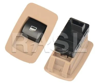 Front Passenger Side Beige Window Lifter Switch For BMW E E60 520i 523i 525i - Image 1 of 2