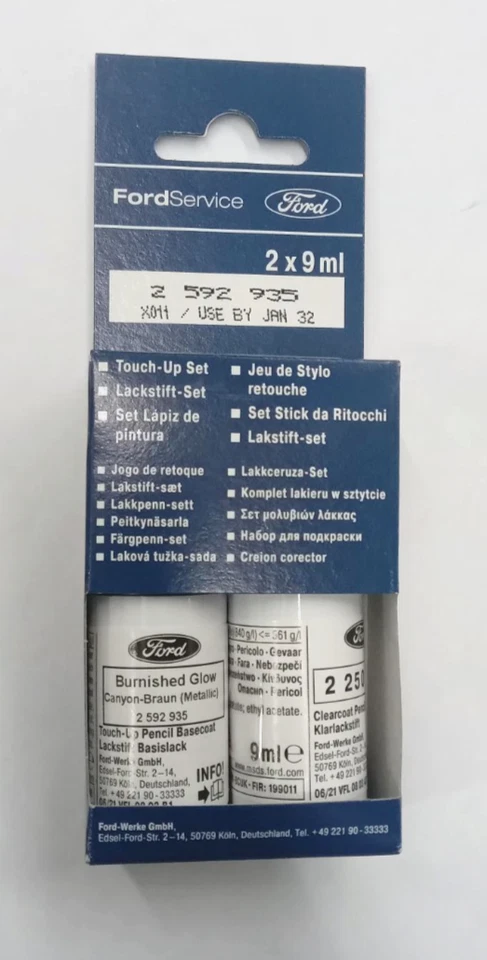 (1075€/1L) Original Ford Lackstift Canyon Braun met. Lack Pinsel 2592935 - Bild 1 von 1