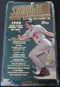 1998 STADIUM CLUB BASEBALL HOBBY HTA JUMBO THE ODDS FACTORY SEALED BOX RARE L@@K - Picture 1 of 3