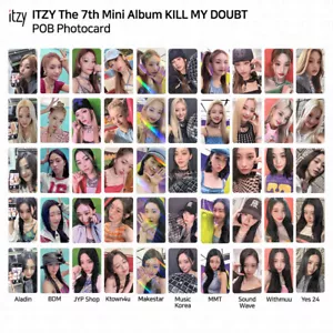 ITZY KILL MY DOUBT Aladin Soundwave Withmuu Ktown4u Music Korea POB Photocard - Picture 1 of 115