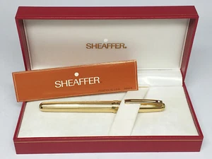 Sheaffer Prelude White Dot Plaqué Füllfederhalter Neu im Karton F mit Original Box & Papier - Bild 1 von 12