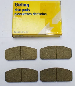 Front Brake Pads Renualt R16 1966-1967 D124 7002 - Imagen 1 de 2