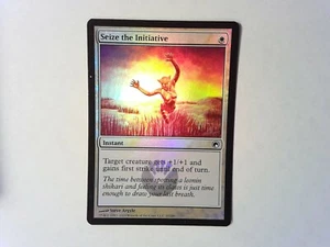 Foil Seize the Initiative Scars of Mirrodin - Magic the Gathering MTG - White - Picture 1 of 1