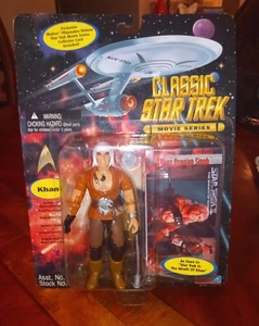 Star Trek Classic Movie Series KHAN Action Figure - 1995 Playmates Wrath Of Khan - Picture 1 of 3