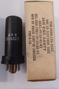 6AG7Y NOS vacuum tube JAN RCA 8.7 watt beam-power (micanol 6AG7) - Picture 1 of 1
