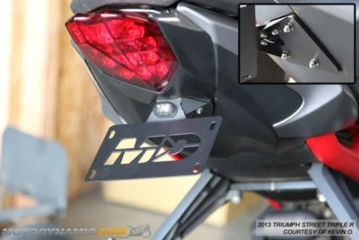 TRIUMPH STREET TRIPLE 675 2013 - 2016 FENDER ELIMINATOR TAIL TIDY Foto 1 de 4