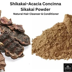 Organic Shikakai~Acacia Concinna~Sikakai Herbal Hair Condition Powder Free Ship - Picture 1 of 6