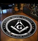 Masonic Rug 48' round - Square & Compass