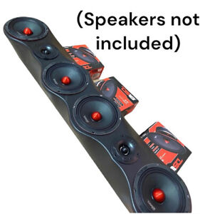 Universal Speaker Panel 4x6.5 2 X Tweters Pod ( Wood And Fabric ) Roof Rack !!