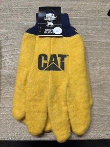 Wells Lamont CAT gelb Baumwolle/Polyester Herren Hausarbeit Handschuhe Einheitsgröße - Bild 1 von 2