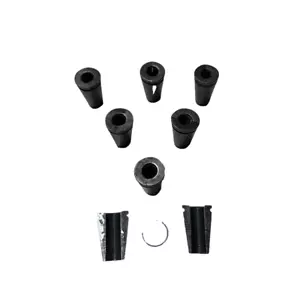 Abrazadera de cuña de 2/3 garras de poste de tensión para abrazadera de anclajes de cable de 0,5""/0,6"" - Imagen 1 de 6