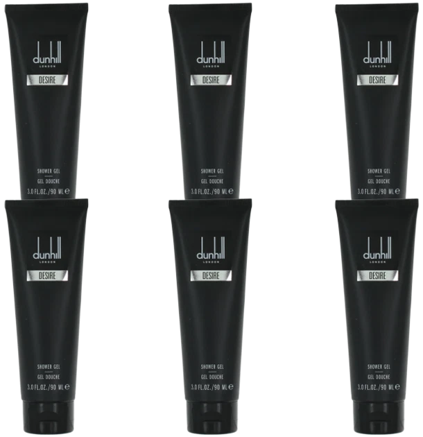 Paquete combinado Desire Red de Dunhill para hombre: gel de ducha 18 oz (botellas de 6 x 3 oz) nuevo Foto 1 de 1