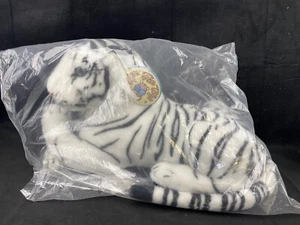 Tiger Tale Toys Saphed the White Tiger Stuffed Animal Plush 19" NEW - Picture 1 of 3