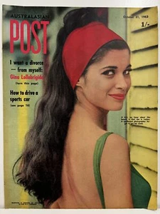 Australasian Post Magazine October 31, 1963 Gina Lollobrigida - Picture 1 of 1
