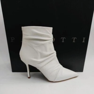 Cesare Paciotti Ankle Boot Size 37 1/2 Woman Genuine Leather Heel 9Cm - Image 1 of 4