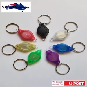 2x Handy Photon Micro-Light Mini LED Keychain Keyring Torch Flashlight - Picture 1 of 2