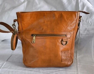 Tolle Berliner Bags Schultertasche Braun Leder Siena  Tasche  Handgef. Vintage  - Bild 1 von 15