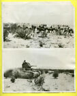1941 Fort Bliss Cavalry and Stuart Light Tank on Maneuvers Original Press Photo