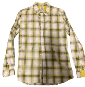 DIESEL Shirt Mens Medium Diesel Plaid Button Up Shirt Cotton Long Sleeve Casual - Picture 1 of 10