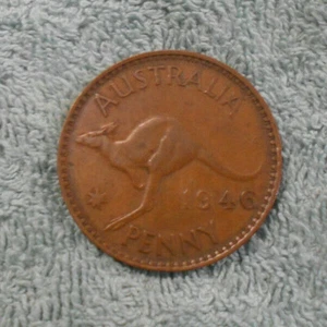 #C4. #15. 1946 AUSTRALIAN BRONZE PENNY COIN - Picture 1 of 2