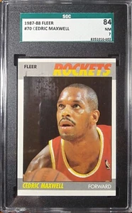 1987-88 Fleer Basketball [Base] #70 Cedric Maxwell BOS Celtics #31 NM SGC 7 (84) - Bild 1 von 12