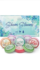 8 Pack Shower Steamers Aromatherapy Shower Bombs Self Care Stress Relief Gifts - Picture 1 of 7