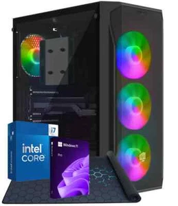 KOMPUTER GAMINGOWY i7-7700 RADEON RX 64GB RAM DDR4 SSD 1TB WINDOWS 11 RGB DVD - Zdjęcie 1 z 4