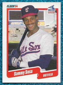 1990 FLEER #548 SAMMY SOSA ROOKIE RC NM OR BETTER CUBS 609 CAREER HOME RUNS B - Picture 1 of 1