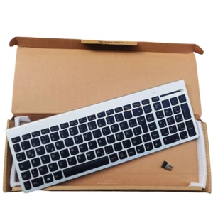 German Layout Silver Wireless Keyboard for Lenovo SK-8861 - Picture 1 of 6