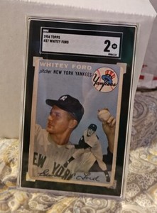 SGC 1.5 1954 Topps #37 Whitey Ford HOF New York Yankees 