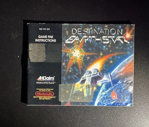 Destination Earthstar Nintendo NES Manual ONLY - AUTHENTIC! - Picture 1 of 2