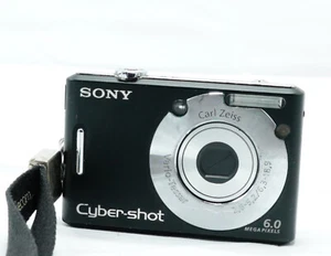 Sony Cyber-shot DSC-W40 6.0MP Digital Camera - Black (NOT Working) READ! - Picture 1 of 13