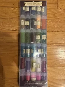 Juego artesanal de 30 piezas de brillo extra fino Recollections botellas multicolores de 0,34 oz NUEVO - Imagen 1 de 5