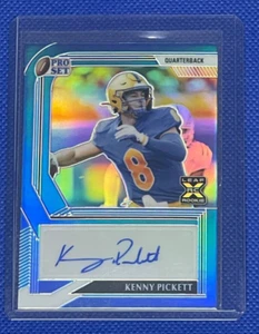 2022 Leaf Pro Set Football Kenny Pickett Auto /35 Pitt Steelers Rookie RC - Picture 1 of 2
