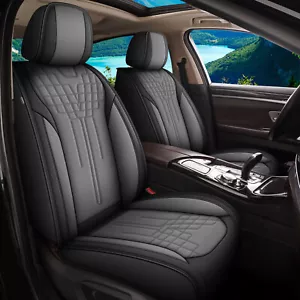 Car Seat Covers Full Set Faux Leather Waterproof Set For Lincoln MKS 2009-2016 - Picture 1 of 7