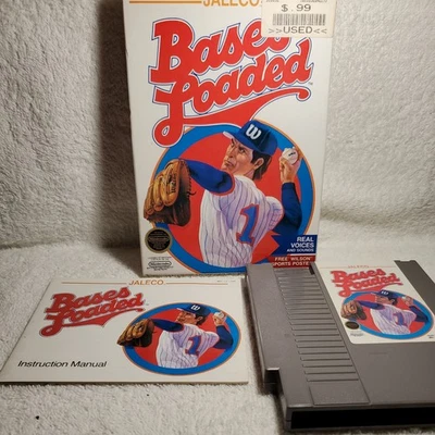 NES Bases Loaded (Nintendo Entertainment System, 1988) CIB NOT MINT - Image 1 of 4