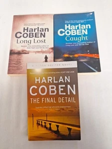 Harlan Coben Books Crime Murder Police Mystery Large Paperback X 3 Bargain - Picture 1 of 11