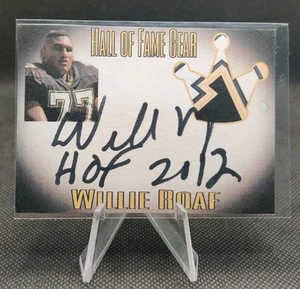 Willie Roaf Signed Auto Autographed Custom Football Card New Orleans Saints - Picture 1 of 1