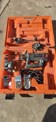 Rotozip Revolution Model REV01 Electric Spiral Saw & RIGHT ANGLE SAW attachment - Image 1 of 4