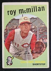 1959 Topps #405 Roy McMillan Cincinnati Redlegs - Picture 1 of 2