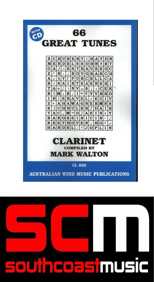 66 GREAT TUNES Bb CLARINET BOOK WITH CD - MARK WALTON - Image 1 of 2