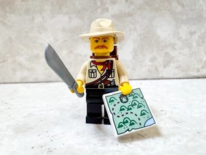 LEGO Town City ESPLORATORE Archeologo Giungla Machete Mappa Minifigure NUOVA - Imagen 1 de 1