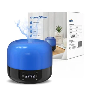 SEJOY LED Essential Oil Diffuser Aromatherapy Fragrant Oil Humidifier Vaporizer - Picture 1 of 12
