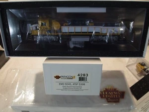 BROADWAY LIMITED 4283 H.O. SANTA FE  "BLUE BONNET"  SD45  ROAD NO. ATSF 5398 - Picture 1 of 2