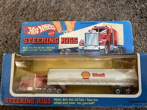 1980 Hot Wheels Steering Rigs #1916 Peterbilt Shell Gas Tanker New in Box. - Bild 1 von 4