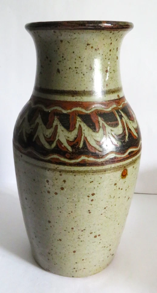 Eric Golding Handmade Studio Pottery Large Vase Branscombe Pottery Devon UK - Image 1 of 4