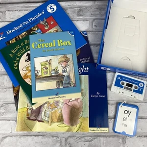 Hooked on Phonics Learn to Read Level 5 Workbook Cassette Flashcards Hop Books - Picture 1 of 3