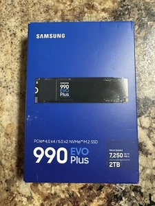 MZ-V9S2T0 SAMSUNG 990 EVO Plus 2TB PCle NVMe M.2 2280 Internal SSD MZ-V9S1T0B/AM - Bild 1 von 1